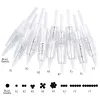 Aiguilles 50pcs / 100pcs à vis à aiguilles aiguille émoussée / R1 / R2 / R3 / R5 / R7 / F3 / F5 / F7 pour la machine de maquillage permanente V7 Charme Princesse Needles