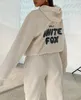 Hoodie White Fox Hoodie Women Designer White Fox Tracksuit Jogger Set Brand Letter Printing Hoody Colorful Sweatshirt Två 2 -stycken Set for Woman