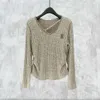 Женские свитер дизайнерские свитера Женские модные бриллиантовые трикотажные
