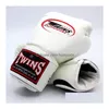 Protective Gear 8 10 12 14 Oz Twins Gloves Kick Boxing Leather Pu Sanda Sandbag Training Black Men Women Guantes Muay Thai284236U Dr Otazn