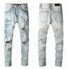 Amirir Jeans Designer Ksubi Jeans Miri Jeans Denim Jeans avec trous Hommes Jambe Droite Zipper Amari Jeans Hip Hop Stretch Slim Fit Pantalon 740