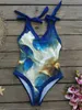 Kobiety stroje kąpielowe nowo przybyły push upnie damskie bikini w 2024 r. Plisted bikini ramię w kwiecistej bikini Brazylii Brazylii Brakini J240221