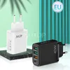 3USB+1PD Multi-Port-Wandadapter 40W Telefon-Laptop-Ladegerät EU US UK tragbare Ladegeräte Mobiltelefon-Ladegeräte