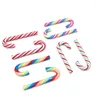 Charms 10 stks Kleurrijke Polymeer Klei Kerst Kegelen Snoep Kerst Bloemen Mand Decor Diy Earrng Hanger Sieraden Maken