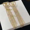 Stud Stud 2024 Orecchini Designer Donna Oro Doppia forma di V Gioielli Classico di lusso Regalo di nozze Per gli sposi Sorpresa Designer Orecchini Gioielli Regalo di moda