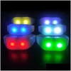 Altre forniture per feste per eventi 15 colori telecomando Led Sile braccialetti braccialetto RGB che cambia con 41 tasti 400 metri 8 aree Luminou Dhdxs