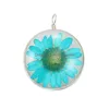 Charms Neueste Kreative Design Glas Dired Blume Kleine Daisy Ball Form Anhänger Für Halskette Ohrring Colorf Transparent DIY Dhgarden Dhxa0