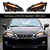 Lampada frontale DRL Luci di marcia diurna per Lexus is250 is300 is350 Gruppo ottico anteriore a LED 06-12 Streamer Indicatore di direzione Fari