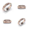 Pierścienie zespołu Kontrast Kolor Rose Gold Flower Ring Rings For Women Christmas Gift Will i Sandy Drop Ship Drop dostawa biżuteria ri dhckzz