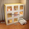 Cat Carriers Large Cage Indoor House Pet Products Cats With Toilet Luxury Kitten Villa Litter Transparent Sturdy