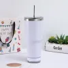 30oz Bluetooth Speaker Tumblers en acier inoxydable tasse de musique isolée sous vide bouteille d'eau de café avec haut-parleur sans fil paille en métal