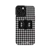 Luxury Grid Phone Case för iPhone 15Promax 15Pro 15 Checkered 14Promax 14 14Pro Phonecase Designer Woven Mönster 13 12 11 Promax XSmax XS Lambskin Telefonfodral