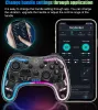 Gamepads trådlösa gamepad för Nintendo Switch/Lite/OLED JOYSTICK med 6Axis Gyro MFI/HID -spel för iPhone/Android/PC