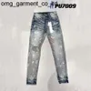 2024ss New Purple Jeans Designer Hommes Jeans Femmes Denim Pantalon Distressed Ripped Biker Jean Slim Fit Moto hommes vêtements femmes hommes jeans Pantalons