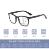 アイウェア折りたたみ可能なプログレッシブマルチフォーカルリーディンググラス度度1.04.0アンチブルーライト女性男性長老眼鏡