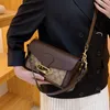 Borsa a tracolla piccola da donna di marca di moda Borsa a tracolla leggera in pelle PU Borsa con patta Borsa estiva per donna