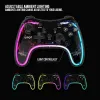 Gamepads Ipega PG9228 وحدة تحكم لعبة Bluetooth مع أضواء ملونة Gamepad لـ Nintendo Switch MFI Games ios android Smart Phone