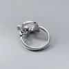 Rings TrustDavis Аутентичный 925 Серебряная серебряная мода Сладкая круглая цепь палки для женщин для женщин свадебная вечеринка DA2097