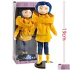 Anime mangá mangá neca coraline a porta secreta filme figura de ação brinquedo boneca modelo l230522 entrega direta brinquedos presentes ação figu dhirx