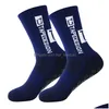 Sportsocken Anti-Rutsch-Fußball Männer Frauen Outdoor Sport Grip Fußball Drop Lieferung Outdoor Athletic Accs Dhozu