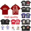 T-Shirts HELLSTAR Y2K T-Shirt Herren Damen Haruku Gothic Hip Abstrakte Grafikdruck T-Shirt 2023 Übergroße Kurzarm-Tops