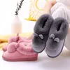 Pantofole 2024 autunno inverno donna uomo cotone orecchio diapositive per interni casa scarpe calde da donna carino più peluche