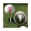 Golf Training Aids 1Pc Funny Adt Humor Signal Ball Marker Alignment Tool Models Line Liner Template Drop Delivery Sports Outdoors Dhwia