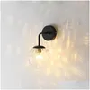 Lâmpada de parede moderna industrial fio ajustável e14 bola de vidro para quarto estudo de cabeceira corredor el sala café restaurante loja drop entrega othbe