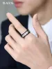 Rings 2021 Men Rings, 8mm Width Black Ceramic Rings for Men Jewelry Wedding Band Inlay Shiny CZ Stones, Free Shipping, Engraving