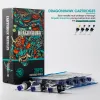 Guns Dragonhawk Falcon Rca Rotary Tattoo Hine Coreless Motor Makeup Kit with Alloy Grip Silicone Case Cartridge Needles Supply Kit