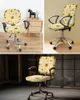 Chair Covers Rustic Sunflower Flower Yellow Plaid Elastic Armchair Computer Cover Removable Office Slipcover Split Seat