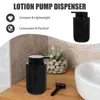 Liquid Soap Dispenser Manual Hand Bottle Travel Ceramics Bathroom Countertop