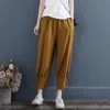 Pantalones para mujer Verano Color sólido Mujeres Petite Yoga Mujer Paquetes para mujer V Frente Flare