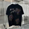 Herr t-shirts sommar män designer t skjortor bomull lös casual tees brev tryck kort ärm skjorta mode hip hop streetwear kläd tee cth3