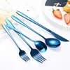 Dinnerware Sets Cutlery Set Gold Stainless Steel Dinnerwar Forks Spoons Knives Silverware