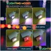 Lanternas Tochas Portátil Esportes Iluminação Forte Luz Magnética Luz Cabeça Destacável Ao Ar Livre Led Sile Night Running Gota Entregar Dhse4