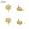 Stud Cordial Design 100pcs 13*17mm Jewelry Accessories/diy Making/earrings Stud/round Shapes/hand Made/jewelry Findings & Components