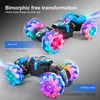 Den senaste RC -stuntbilen 2.4G Remote Control Car RC Watch Gest Sensor LED Rotating Gift Electronic Toy 240221