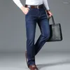 Herren Jeans Große Größe 29-40 Business Denim Fashion Regular Fitl Gerade Hosen Männliche Stretch Lange Hosen