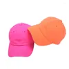 Casquettes de baseball réglables en coton pour protection solaire Hip Hop solide et brillant