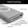 Bank 200000mah Power Bank UltraLarge емкость TwoWay Wireless Typec Super Faste Charging Powerbank Portable Portable Charger Hot New 2024