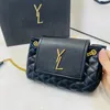 Bolso de diseñador 2024 Moda para mujer Bolso negro Bolsas de caviar Bolsa de cadena Classic Flap Wallet Bolsa de hombro Luxury Crossbody Aysls Bolsas Satchel Tamaño 18 * 12 * 5 cm Bolsa con caja