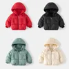 Donsjas Winterjas en voor meisjes Jongens Kid Baby Parka Bont Capuchon Kinderkleding Pufferjassen