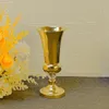 Goud metaal kunstmatige bloem vaas benodigdheden tafel middelpunt decoratie witte bloemen arrangementen staan centerpieces voor trouwtafel topdecor