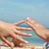 Anelli Argento sterling 925 Opale Tartaruga Oceano Blu Vita marina Stella marina Conchiglia Stella Anelli Gioielli da spiaggia estiva Regali di compleanno per donne Ragazza