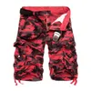 Men's Sweatpants Cargo Pants 2024 New Five-quarter Pants Summer Tide Multi-bag Hip Hop Skateboard Loose Male Camouflage Pants
