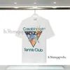 Herren-Designer-Casablanca-T-Shirt, modische Herren-Freizeit-T-Shirts, Herrenbekleidung, Straßen-Designer-T-Shirts, Tennis-Club-Shorts, Ärmelkleidung, Hemden, Luxus-Hemd, US-Größe 70