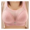 Bras Seamless Wireless Women Bra Sexy See Through Chest Pad Wide Shoulder Strap Push Up Lady Ladies Sports Nursing