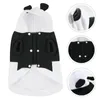 Pigiama per abbigliamento per cani da uomo Panda Abbigliamento per animali domestici Autunno Inverno Costume per trasformazione Bianco