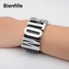 Armband mode cosplay smycken anpassad tjej gåva handgjorda anpassade brev armband harajuku kawaii personligt namn klart pvc manschett